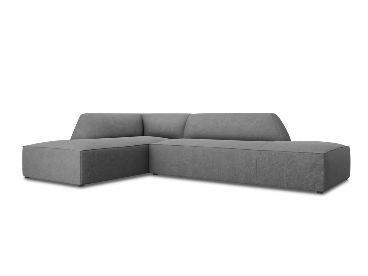 Ruby Modulares Ecksofa Open end links 4 Sitzer in Grey-Ottawa präsentiert im Onlineshop von KAQTU Design AG. Ecksofa links ist von Micadoni