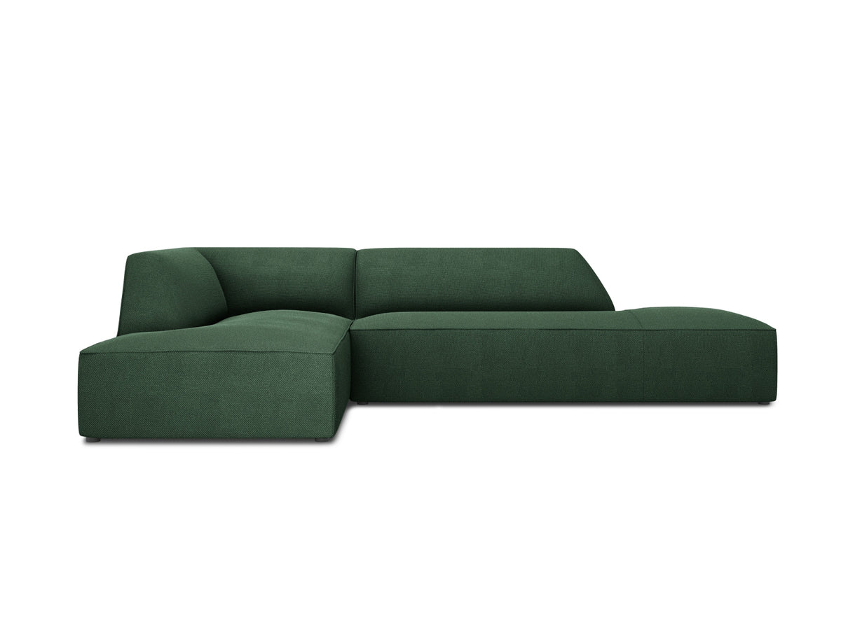 Ruby Modulares Ecksofa Open end links 4 Sitzer in Green-Ottawa präsentiert im Onlineshop von KAQTU Design AG. Ecksofa links ist von Micadoni