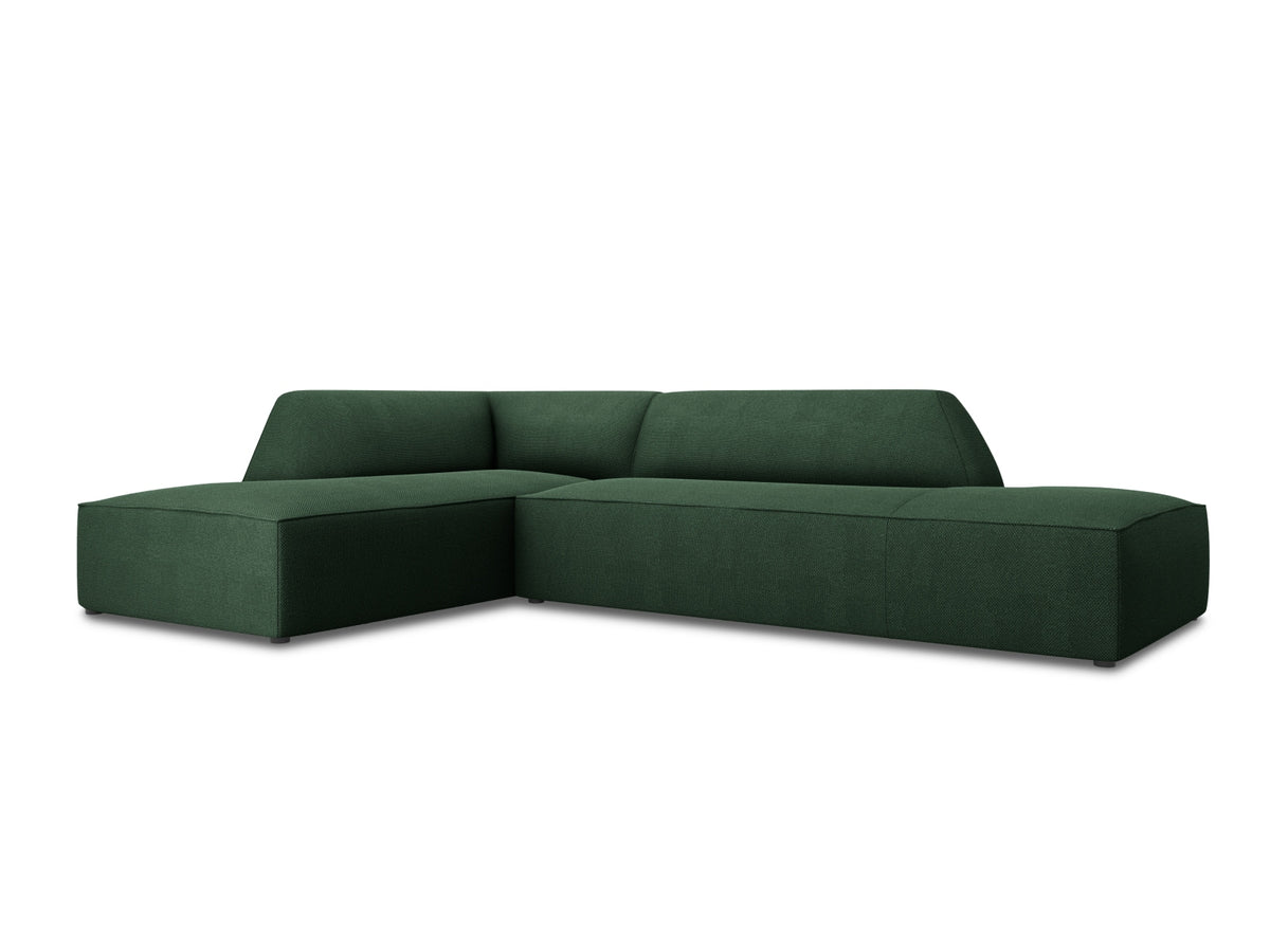 Ruby Modulares Ecksofa Open end links 4 Sitzer in Green-Ottawa präsentiert im Onlineshop von KAQTU Design AG. Ecksofa links ist von Micadoni