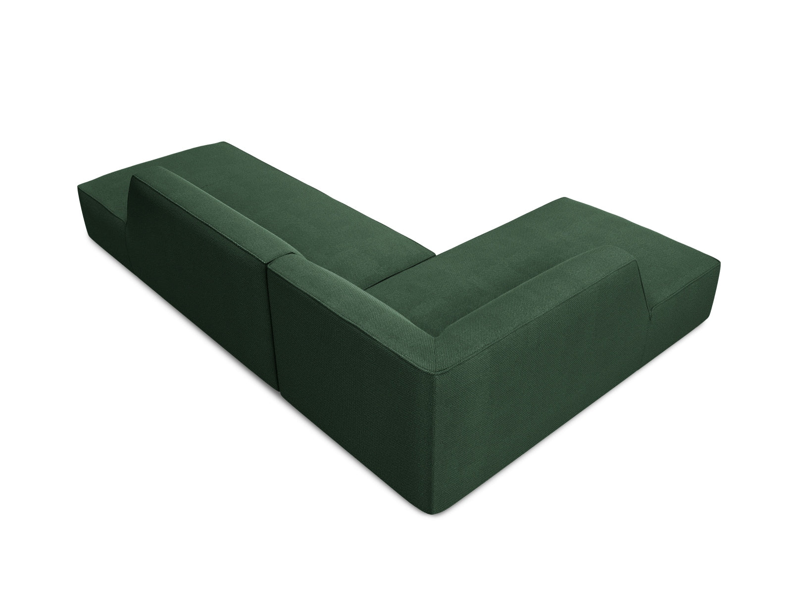 Stylisches, modulares Ecksofa Ruby in linker Ausführung, 4-Sitzer, ideal für moderne Wohnräume und gemütliche Abende.