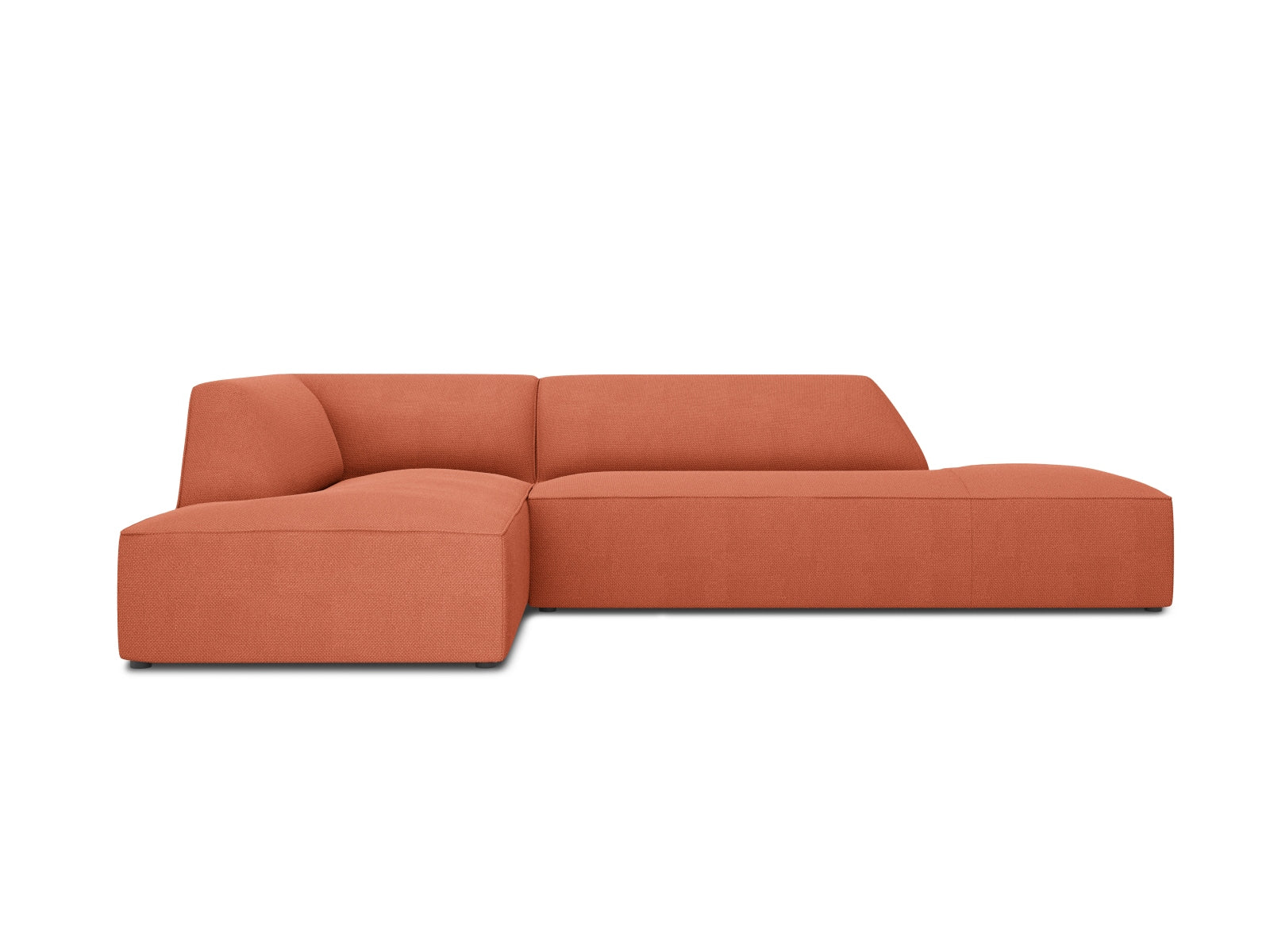 Ruby Modulares Ecksofa links 4 Sitzer in Coral präsentiert im Onlineshop von KAQTU Design AG. Ecksofa links ist von Micadoni