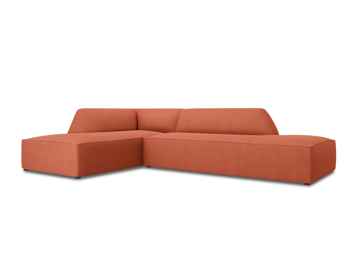 Ruby Modulares Ecksofa Open end links 4 Sitzer in Coral-Ottawa präsentiert im Onlineshop von KAQTU Design AG. Ecksofa links ist von Micadoni