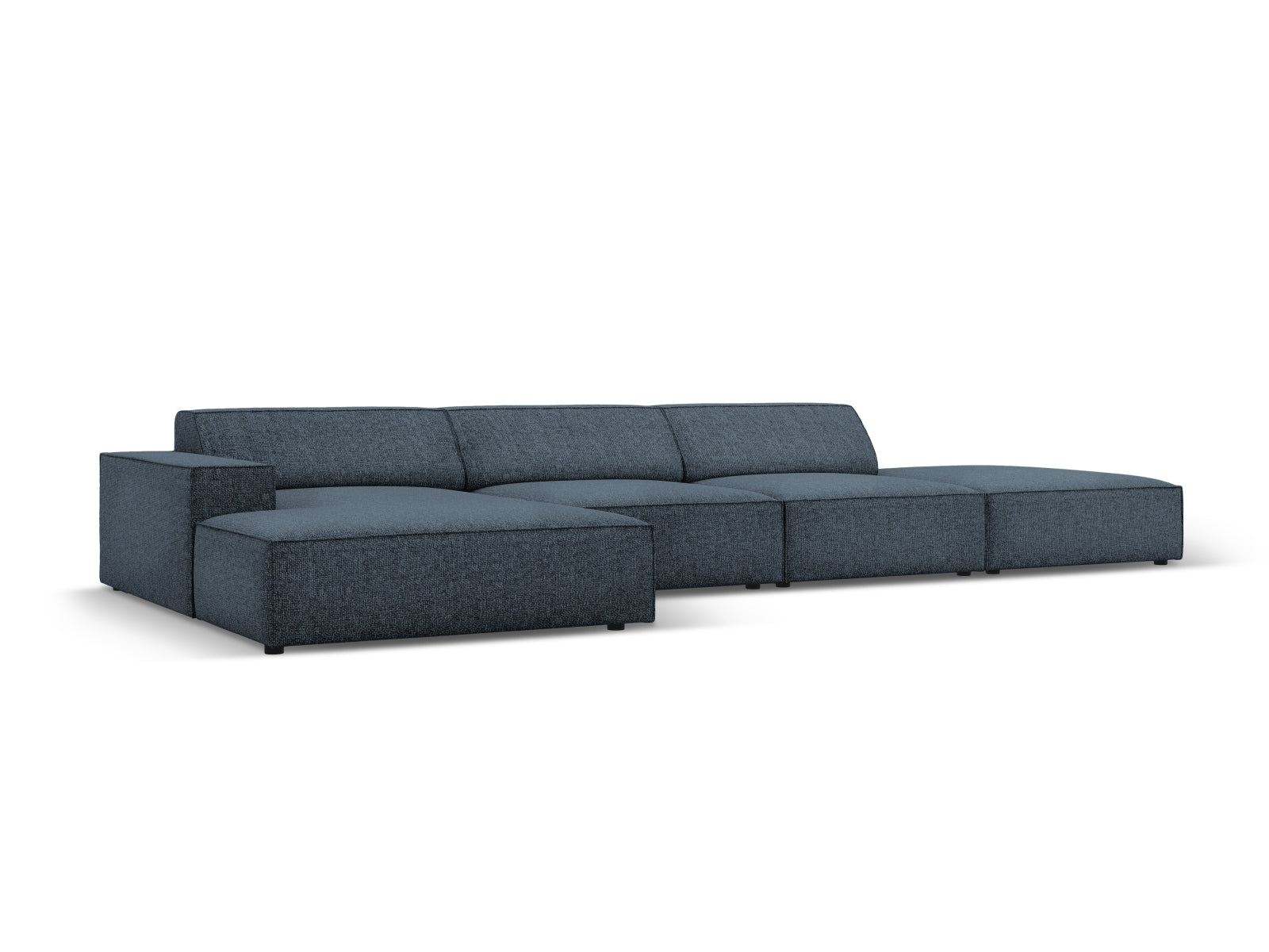 Entdecken Sie das Jodie Ecksofa links 5 Sitzer von Micadoni – stilvoll, modular und komfortabel. Perfekt für jedes Wohnzimmer!