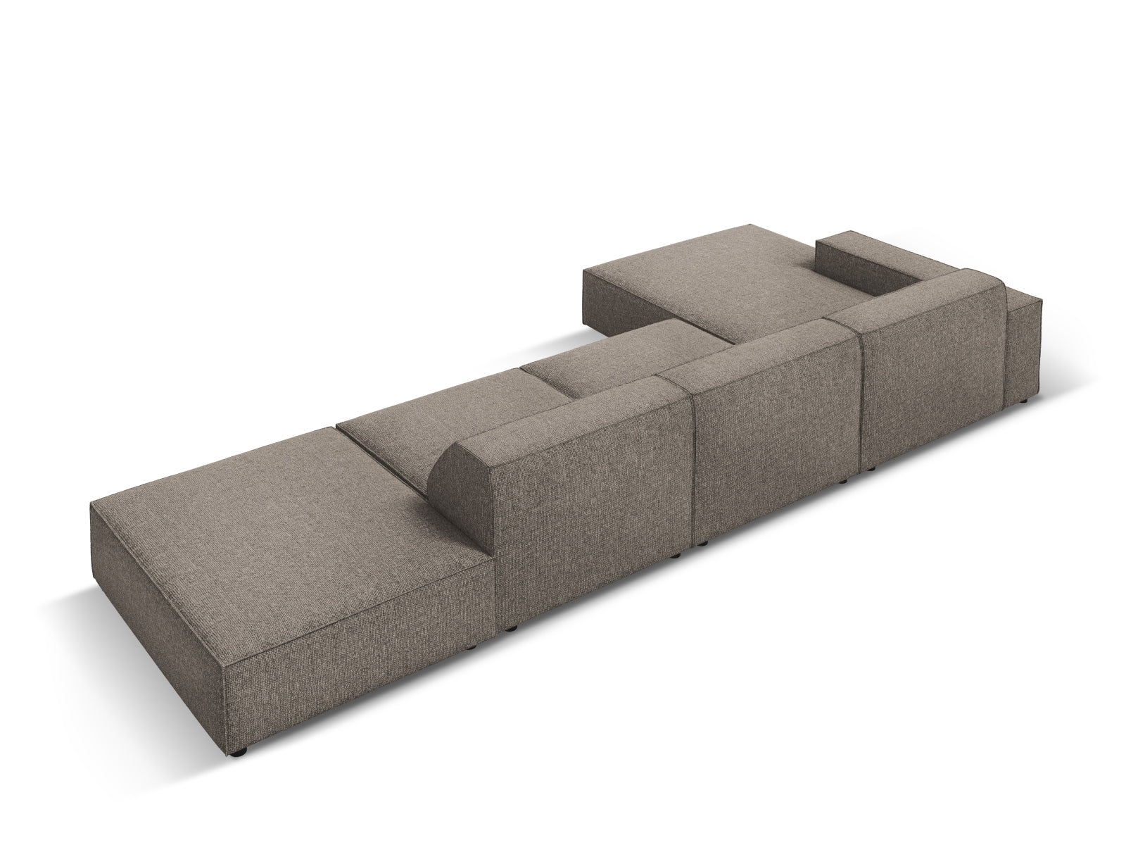 Entdecken Sie das Jodie 5-Sitzer Ecksofa von Micadoni – stilvolles Design, modular und komfortabel, ideal für jedes Wohnzimmer.