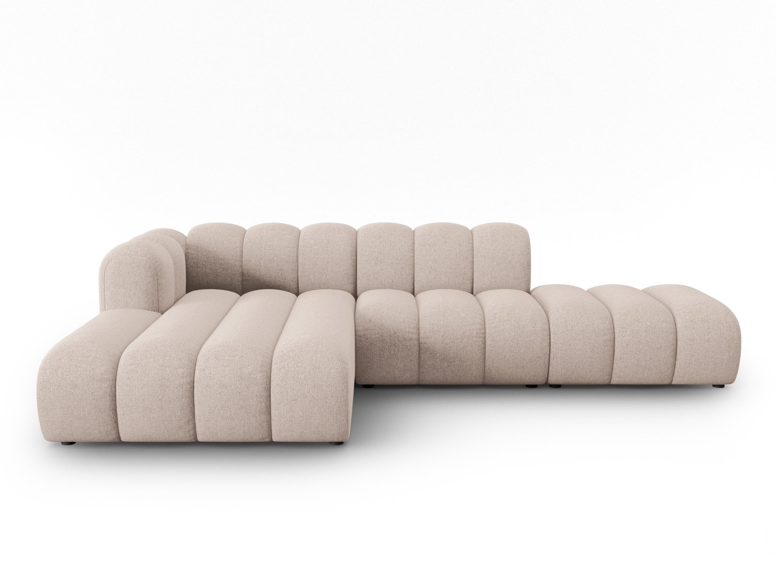 Lupine Modulares Ecksofa open links 5 Sitzer in Beige präsentiert im Onlineshop von KAQTU Design AG. L-Sofa links ist von Micadoni