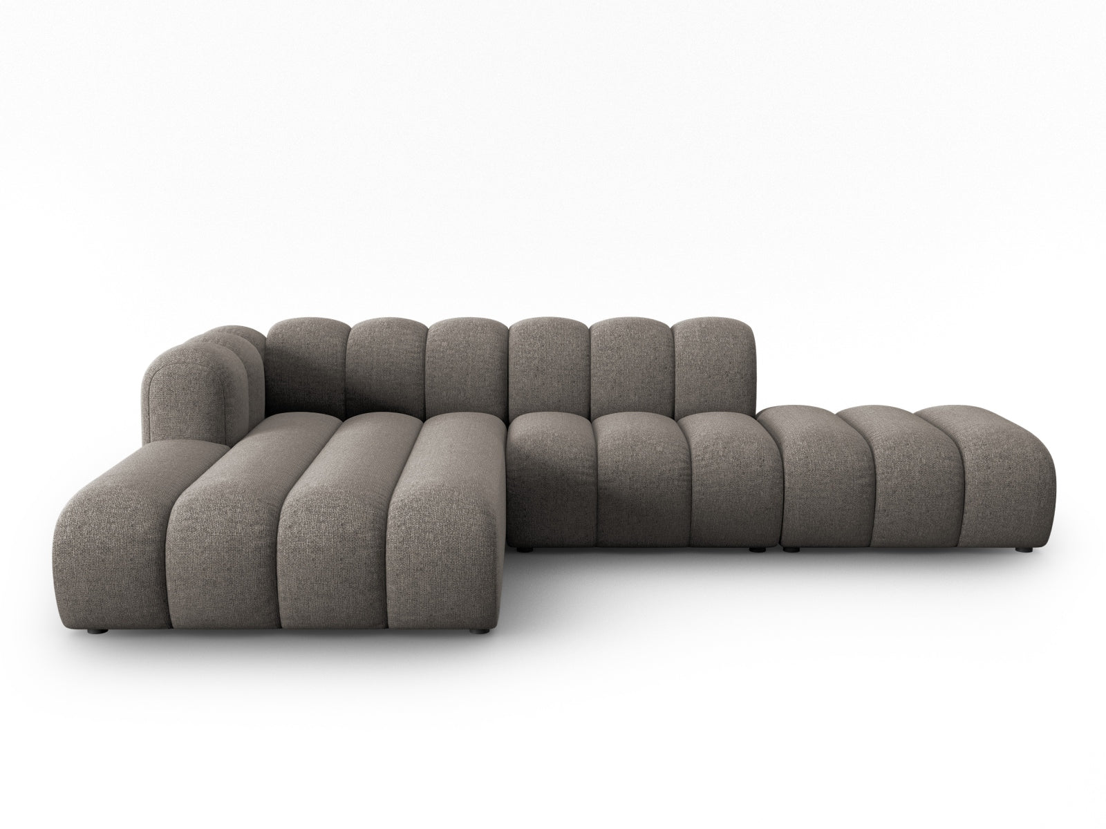 Lupine Modulares Ecksofa open links 5 Sitzer in Grey präsentiert im Onlineshop von KAQTU Design AG. L-Sofa links ist von Micadoni
