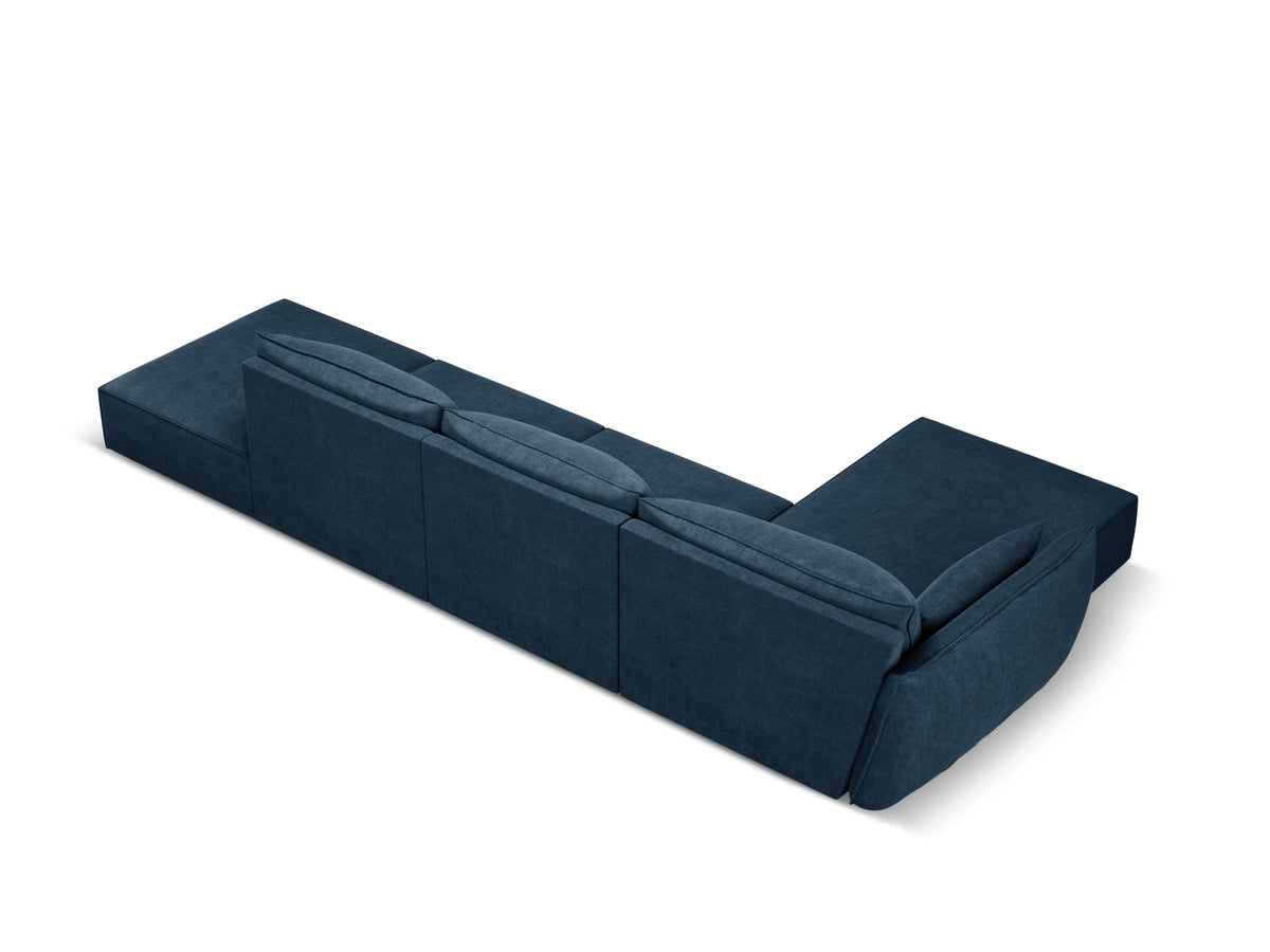 Kaelle Ecksofa links 5 Sitzer in Royal Blue-Over The Horizon präsentiert im Onlineshop von KAQTU Design AG. L-Sofa links ist von Micadoni