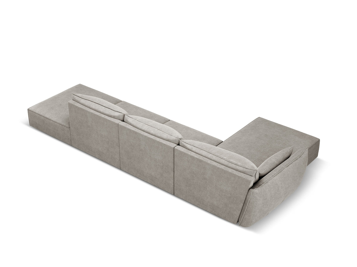 Kaelle Ecksofa links 5 Sitzer in Light Grey-Over The Horizon präsentiert im Onlineshop von KAQTU Design AG. L-Sofa links ist von Micadoni