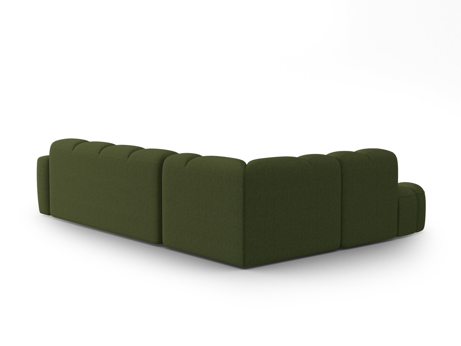 Erleben Sie das stilvolle Lisa Ecksofa links 5 Sitzer von Micadoni. Mit edlem Velours und zeitgemässem Design wird Ihr Wohnraum zum Highlight.