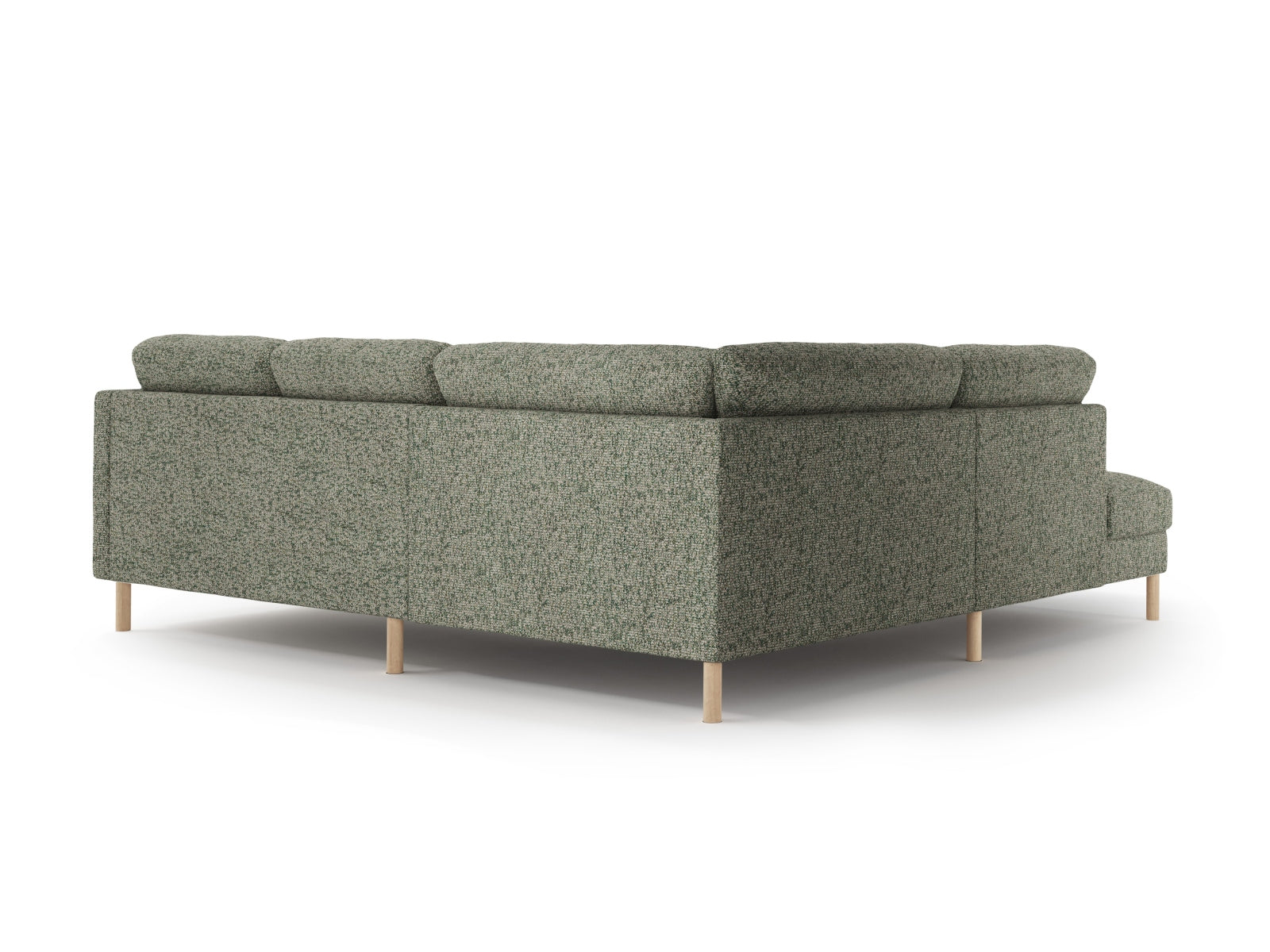 Entdecken Sie das Eden Ecksofa links von Micadoni: Elegantes Velours, zeitgemässes Design und hervorragender Sitzkomfort für Ihr Wohnzimmer.