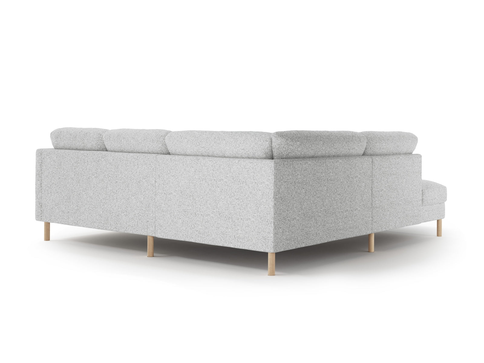 Entdecken Sie das Eden Ecksofa links von Micadoni: Elegantes Velours, zeitgemässes Design und hervorragender Sitzkomfort für Ihr Wohnzimmer.
