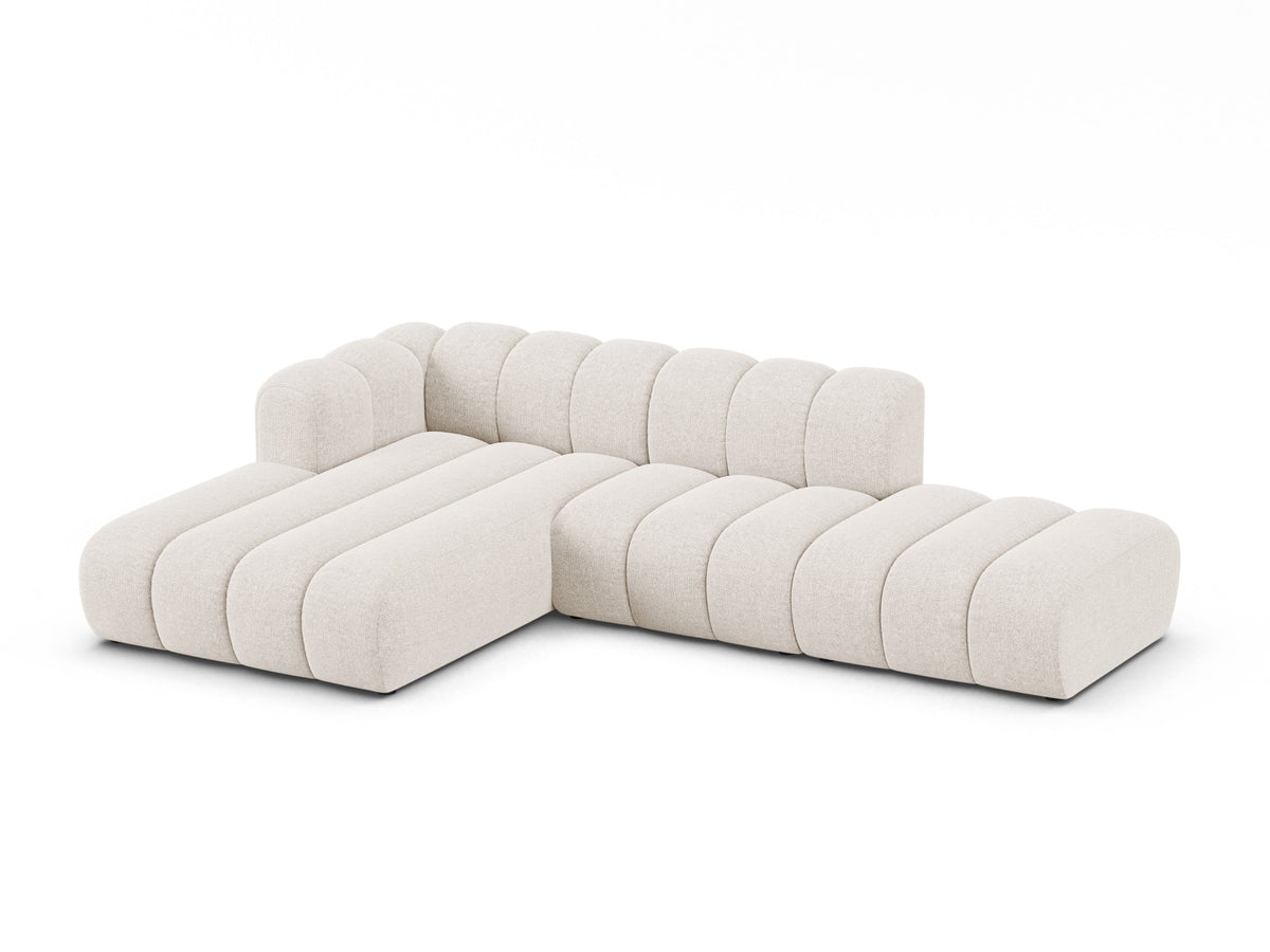 Lupine Modular Open Ecksofa 5 Sitzer in Light Beige-Eden präsentiert im Onlineshop von KAQTU Design AG. L-Sofa links ist von Micadoni