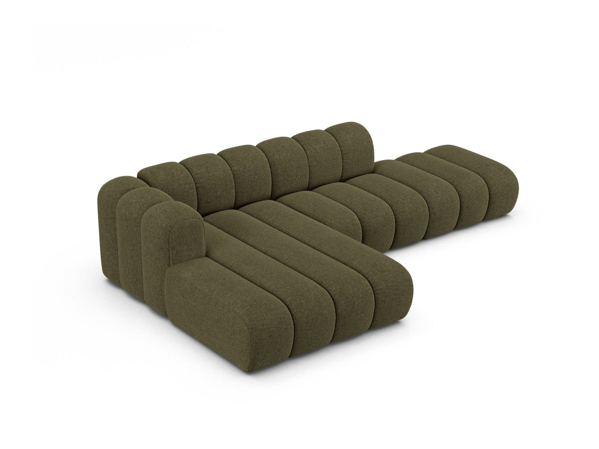 Lupine Modular Open Ecksofa 5 Sitzer in Green-Eden präsentiert im Onlineshop von KAQTU Design AG. L-Sofa links ist von Micadoni