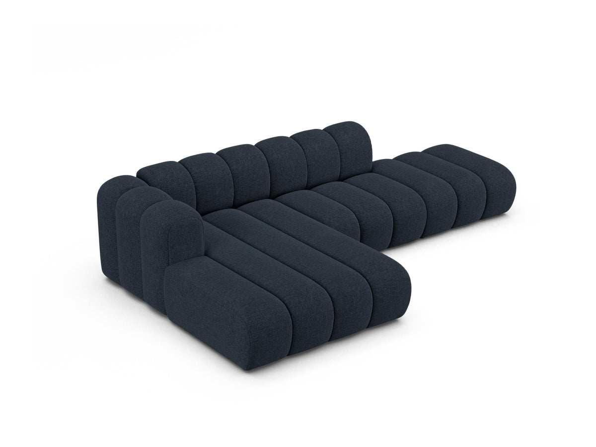 Lupine Modular Open Ecksofa 5 Sitzer in Navy Blue-Eden präsentiert im Onlineshop von KAQTU Design AG. L-Sofa links ist von Micadoni