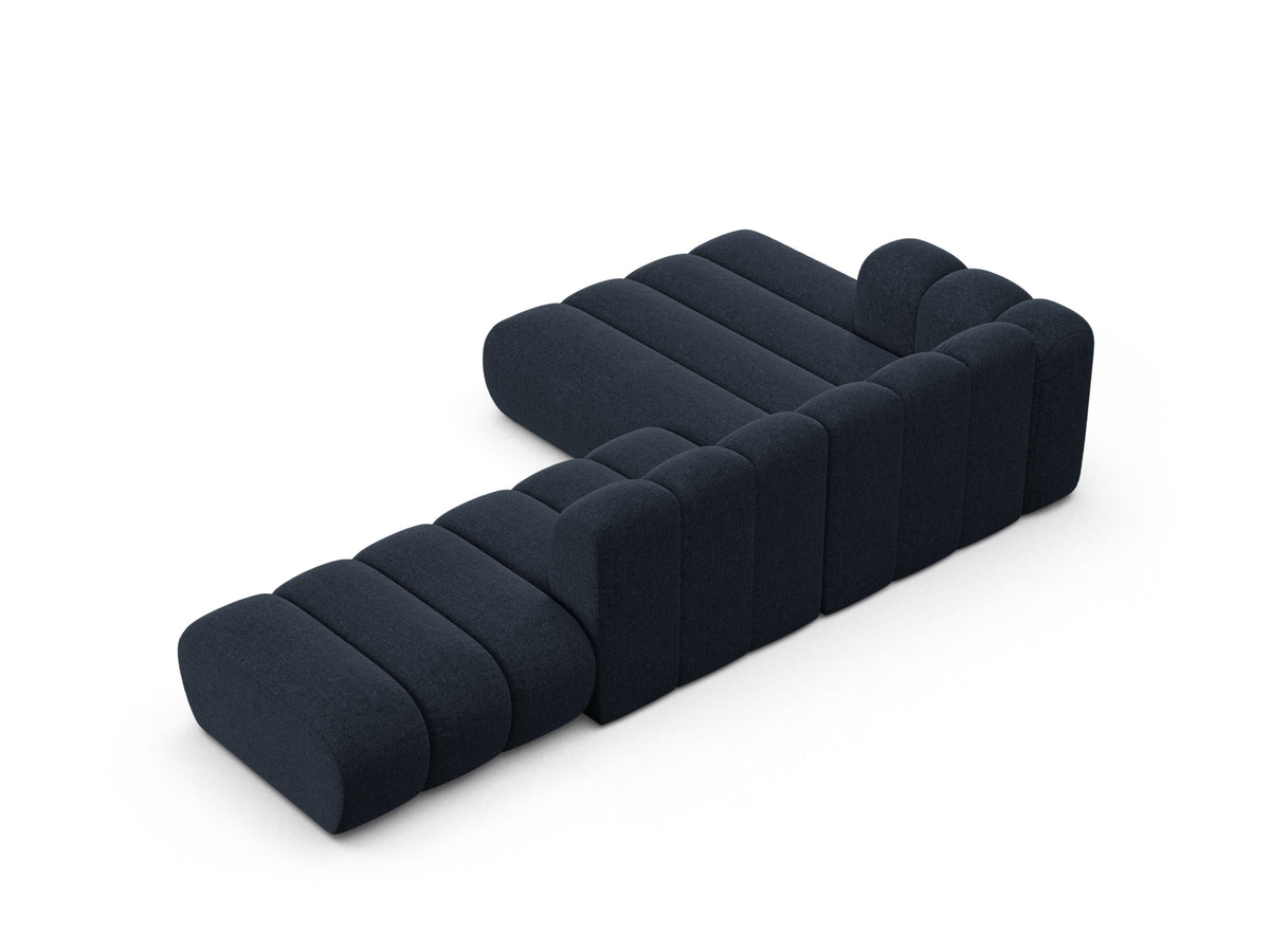 Lupine Modular Open Ecksofa 5 Sitzer in Navy Blue-Eden präsentiert im Onlineshop von KAQTU Design AG. L-Sofa links ist von Micadoni