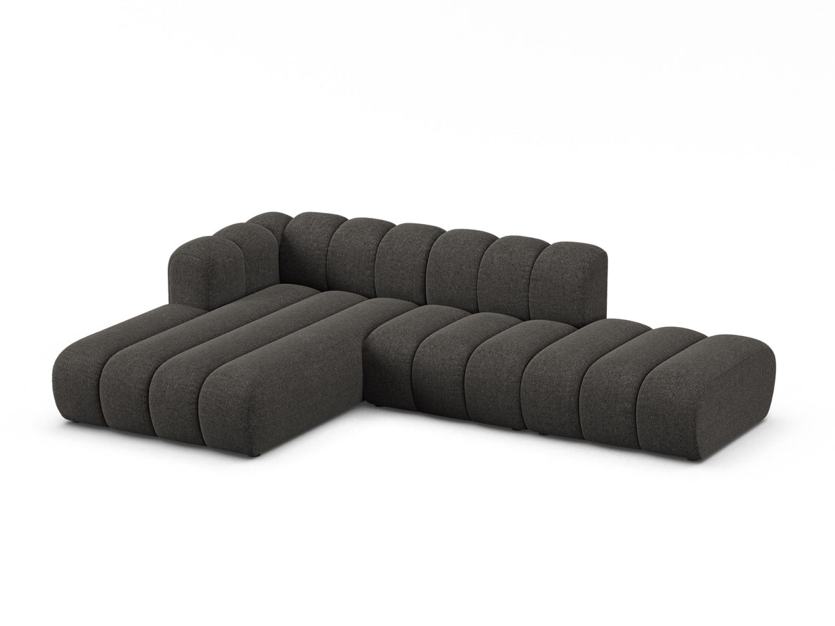 Lupine Modular Open Ecksofa 5 Sitzer in Dark Grey-Eden präsentiert im Onlineshop von KAQTU Design AG. L-Sofa links ist von Micadoni