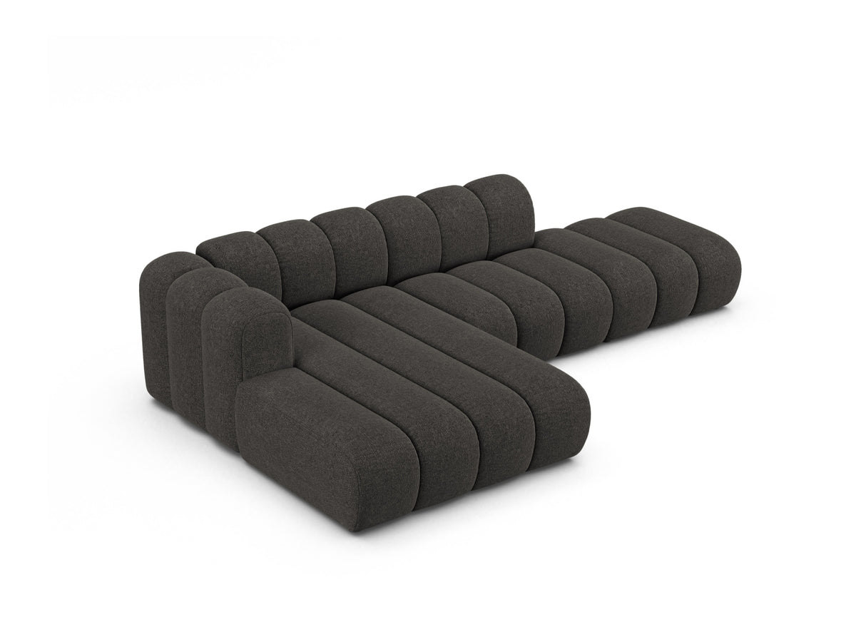 Lupine Modular Open Ecksofa 5 Sitzer in Dark Grey-Eden präsentiert im Onlineshop von KAQTU Design AG. L-Sofa links ist von Micadoni