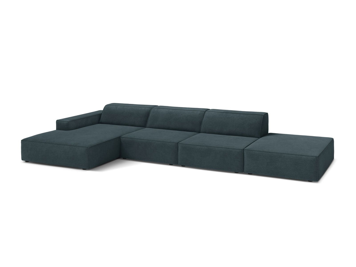 5-Sitzer Ecksofa links modular Jodie in Deep Petrol-Liberty präsentiert im Onlineshop von KAQTU Design AG. Ecksofa links ist von Micadoni