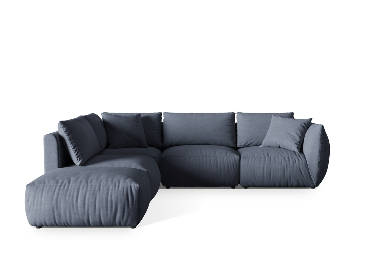 Chris Modulares Ecksofa links 4 Sitzer in Light Green-LINS präsentiert im Onlineshop von KAQTU Design AG. Ecksofa links ist von Micadoni