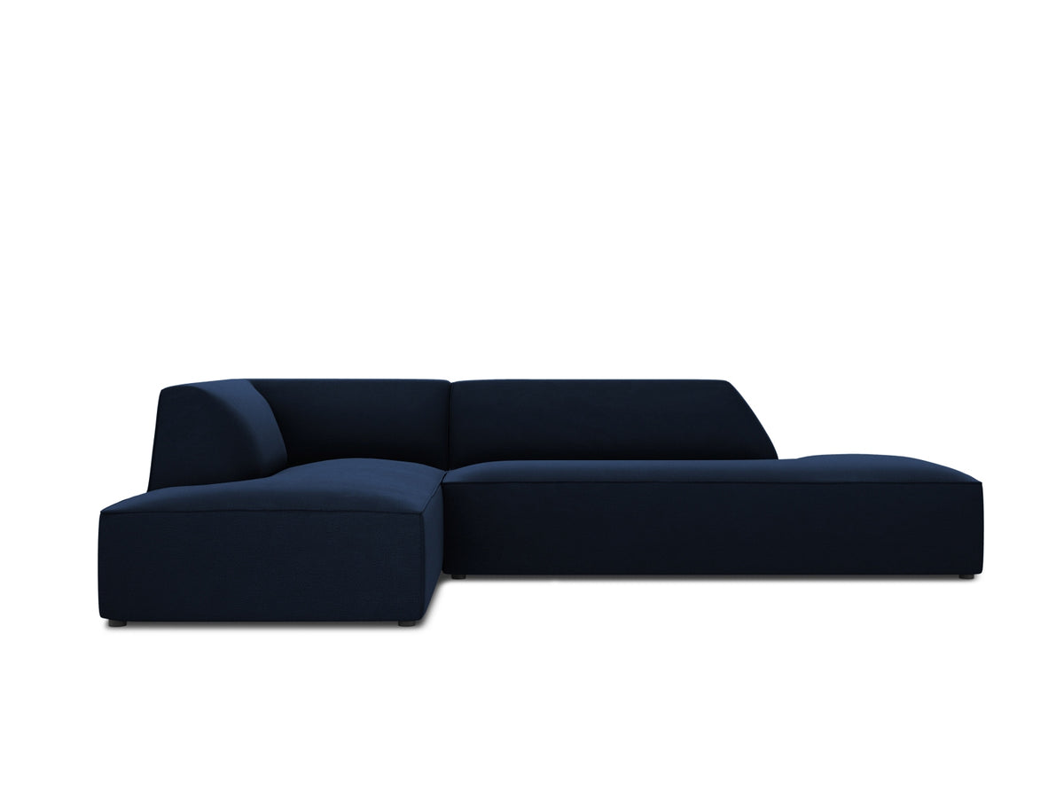 Ruby Velour modulares Ecksofa Open end links 4 Sitzer in Royal Blue-Salvador präsentiert im Onlineshop von KAQTU Design AG. Ecksofa links ist von Micadoni