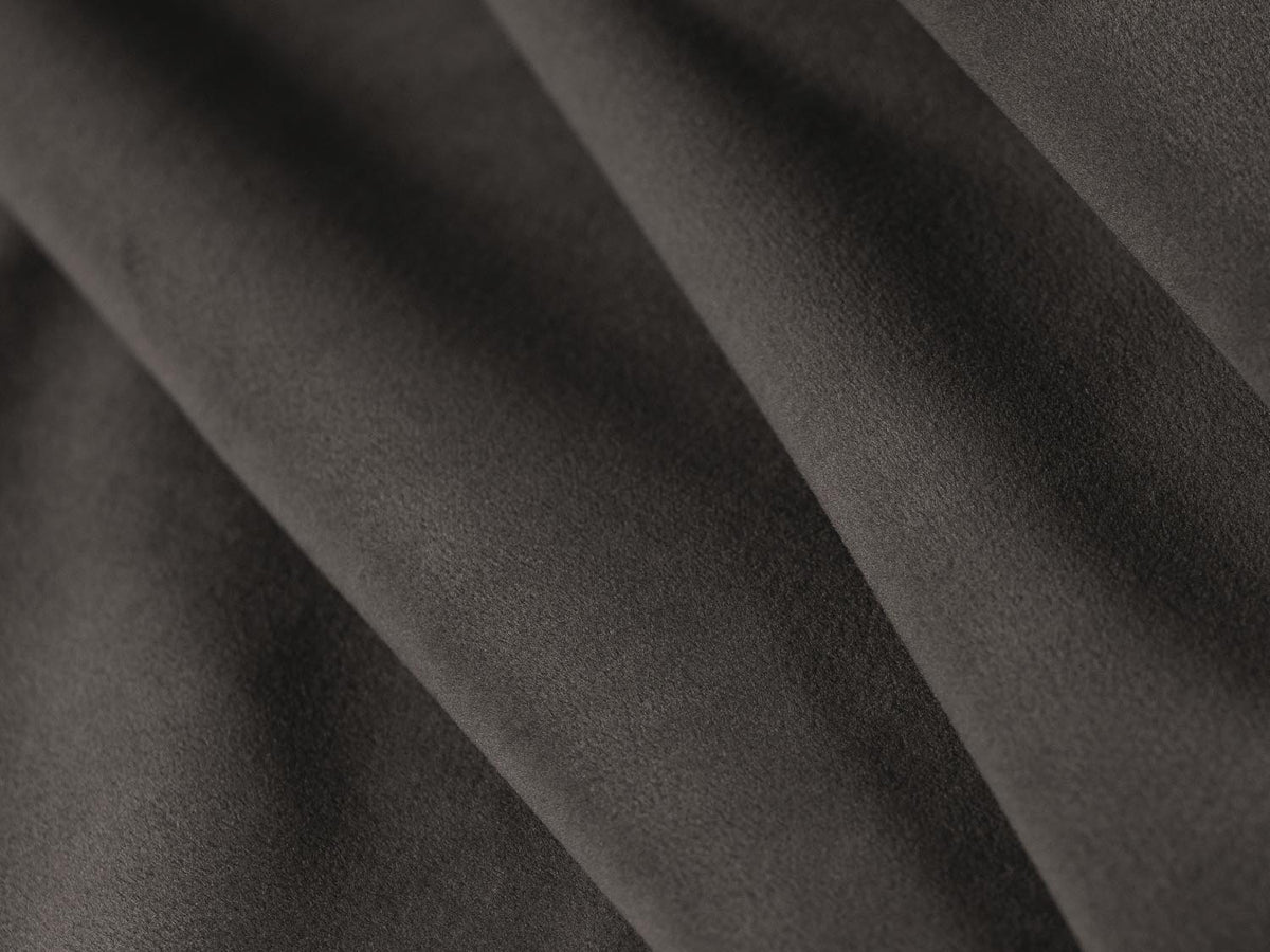 Ruby Velour modulares Ecksofa Open end links 4 Sitzer in Dark Grey-Salvador präsentiert im Onlineshop von KAQTU Design AG. Ecksofa links ist von Micadoni