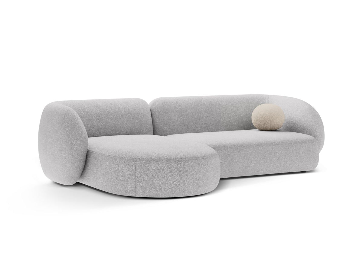 3-Sitzer Modular Ecksofa links Kate in Light Grey-Baloo präsentiert im Onlineshop von KAQTU Design AG. Ecksofa links ist von Micadoni