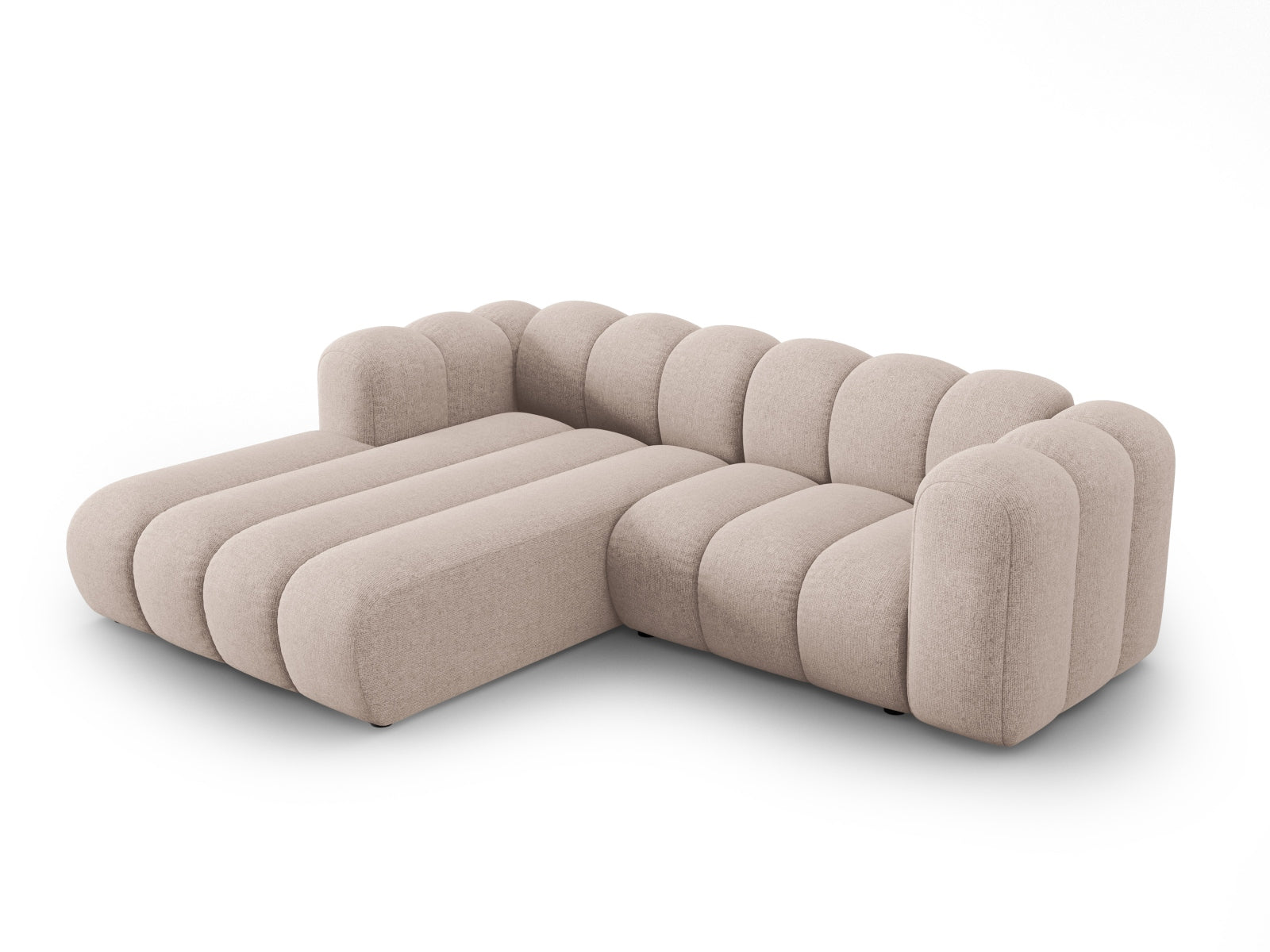Erleben Sie das Lupine Ecksofa links 3 Sitzer von Micadoni – ein elegantes, modulares Sofa, das Stil, Komfort und Anpassungsfähigkeit vereint.