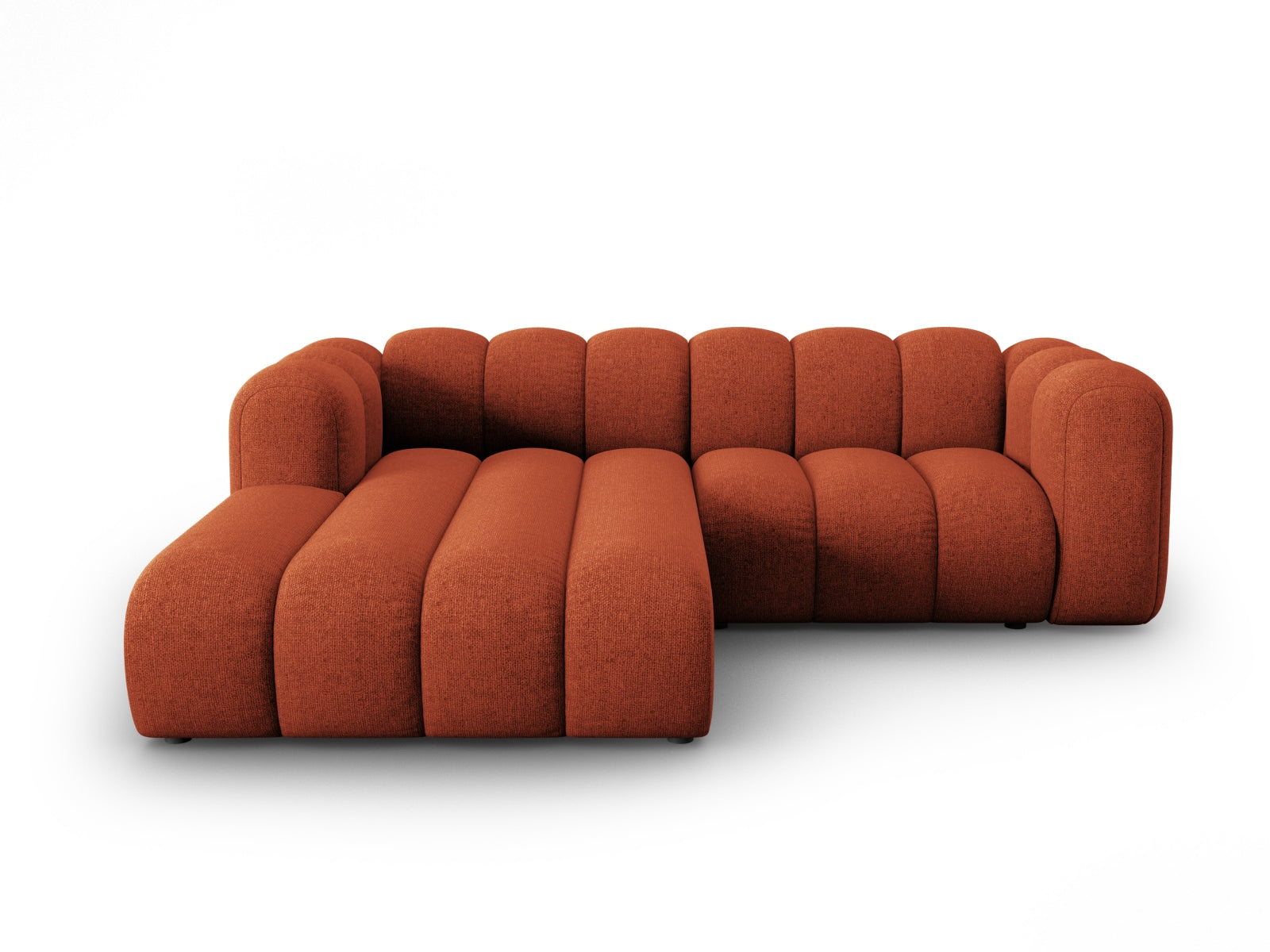 Lupine Modulares Ecksofa links 3 Sitzer in Terracotta präsentiert im Onlineshop von KAQTU Design AG. Ecksofa links ist von Micadoni
