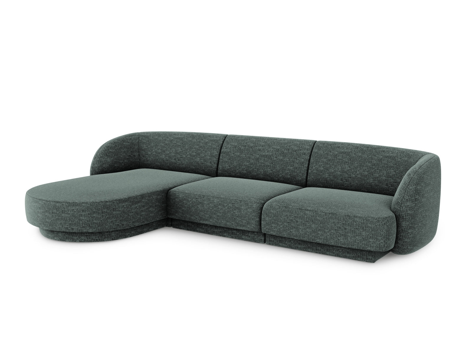 Entdecken Sie das stilvolle Miley Ecksofa links 4 Sitzer von Micadoni – ideal für Komfort und Eleganz in Ihrem Zuhause.
