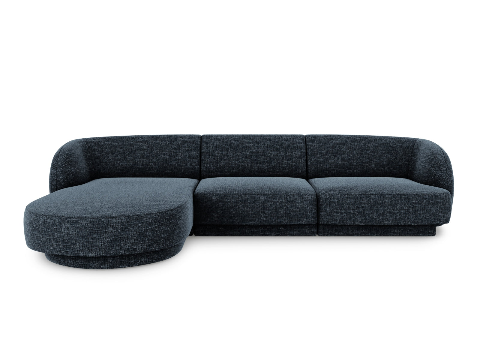 Miley Ecksofa links 4 Sitzer in Royal Blue präsentiert im Onlineshop von KAQTU Design AG. Ecksofa links ist von Micadoni