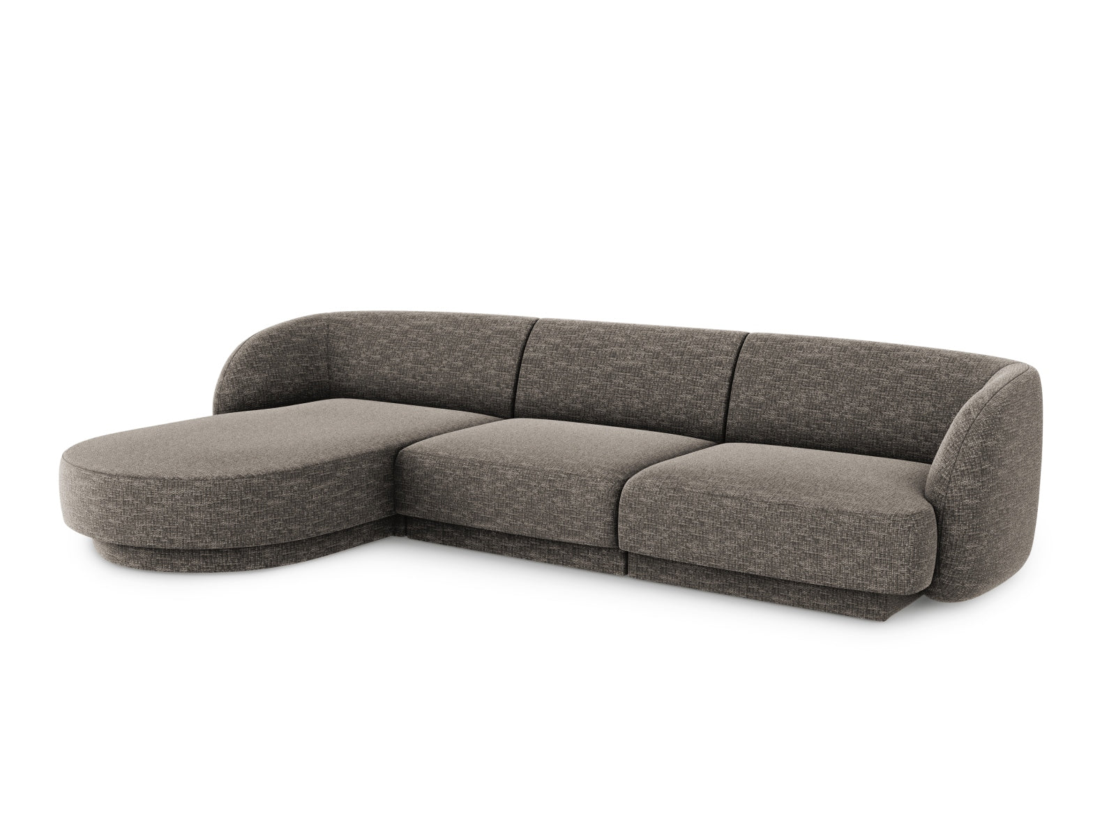 Entdecken Sie das stilvolle Miley Ecksofa links 4 Sitzer von Micadoni – ideal für Komfort und Eleganz in Ihrem Zuhause.