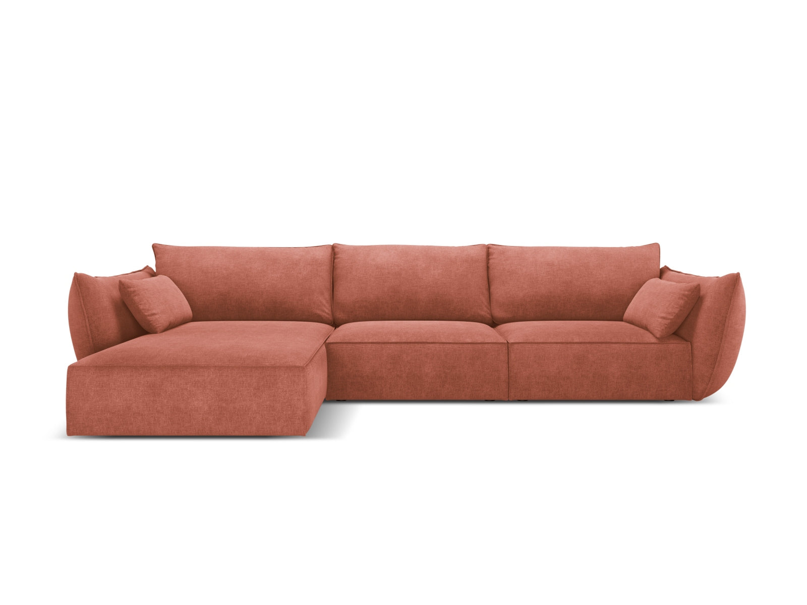 Kaelle Ecksofa links 4 Sitzer in Terracotta präsentiert im Onlineshop von KAQTU Design AG. Ecksofa links ist von Micadoni