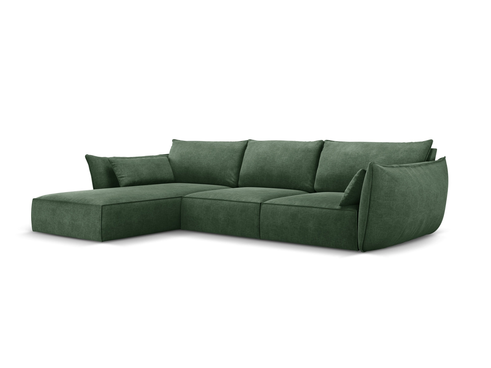 Entdecken Sie das stilvolle Kaelle Ecksofa links 4 Sitzer von Micadoni – der perfekte Ort für Komfort und Eleganz in Ihrem Wohnzimmer.