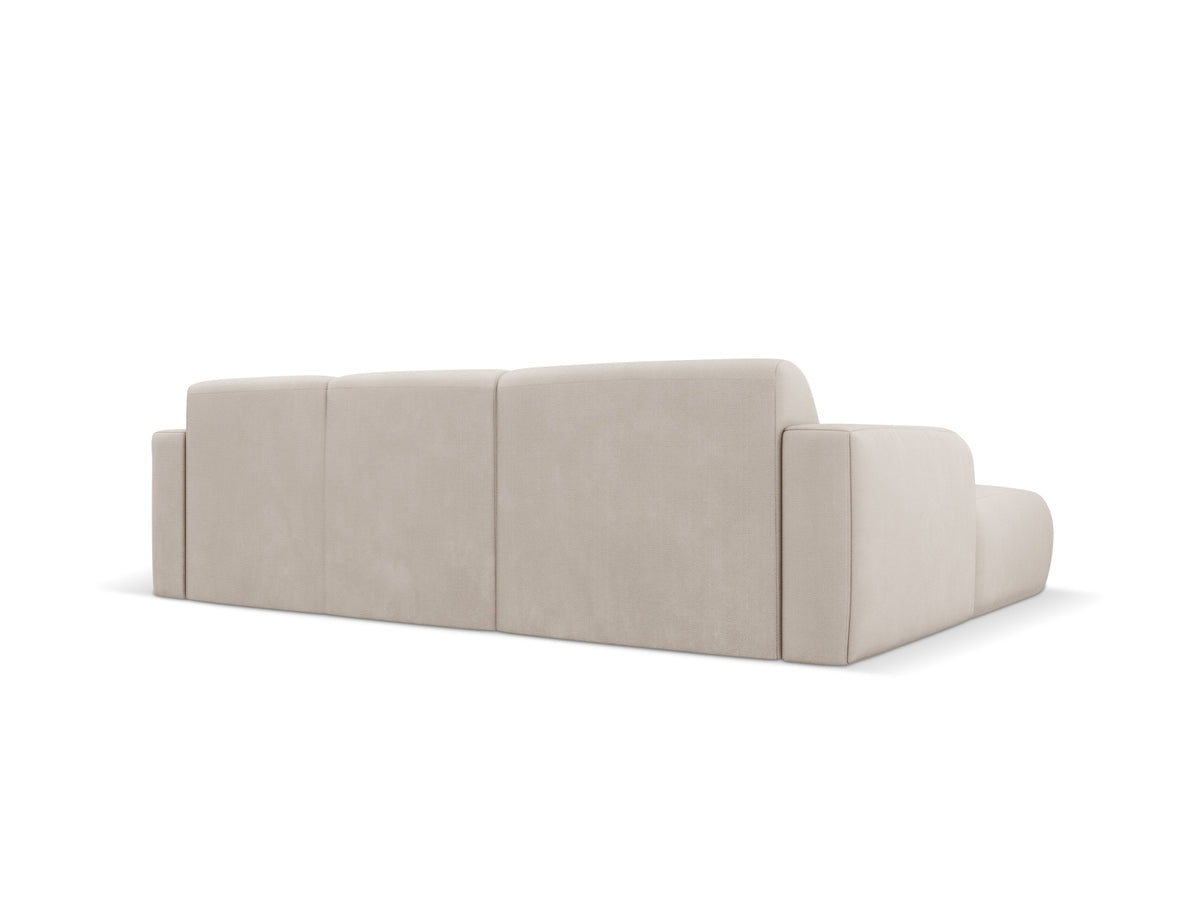 Molino Ecksofa links 4 Sitzer in Beige-Rebel präsentiert im Onlineshop von KAQTU Design AG. L-Sofa links ist von Micadoni
