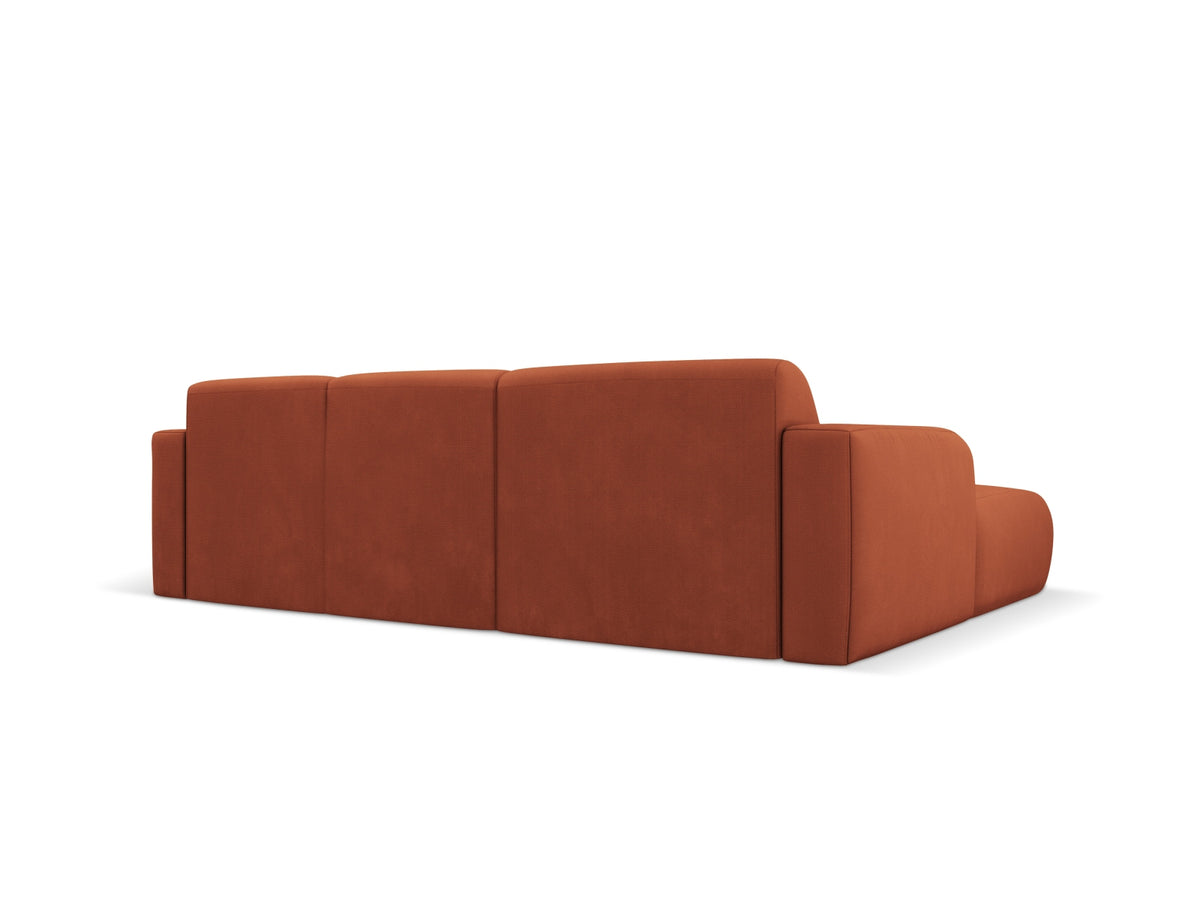 Molino Ecksofa links 4 Sitzer in Orange-Rebel präsentiert im Onlineshop von KAQTU Design AG. L-Sofa links ist von Micadoni