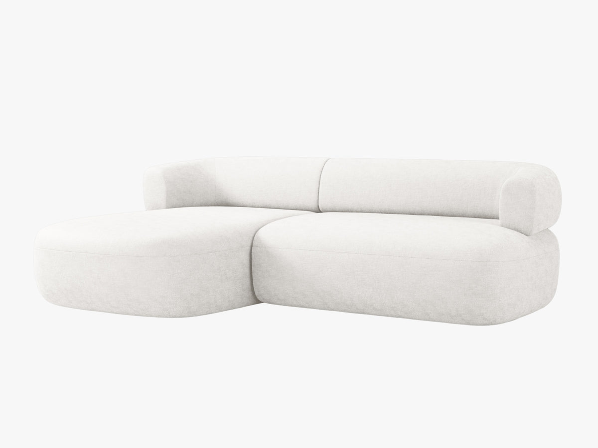 Jenny Ecksofa links 5 Sitzer in Light Beige-Perfect Harmony präsentiert im Onlineshop von KAQTU Design AG. L-Sofa links ist von Micadoni