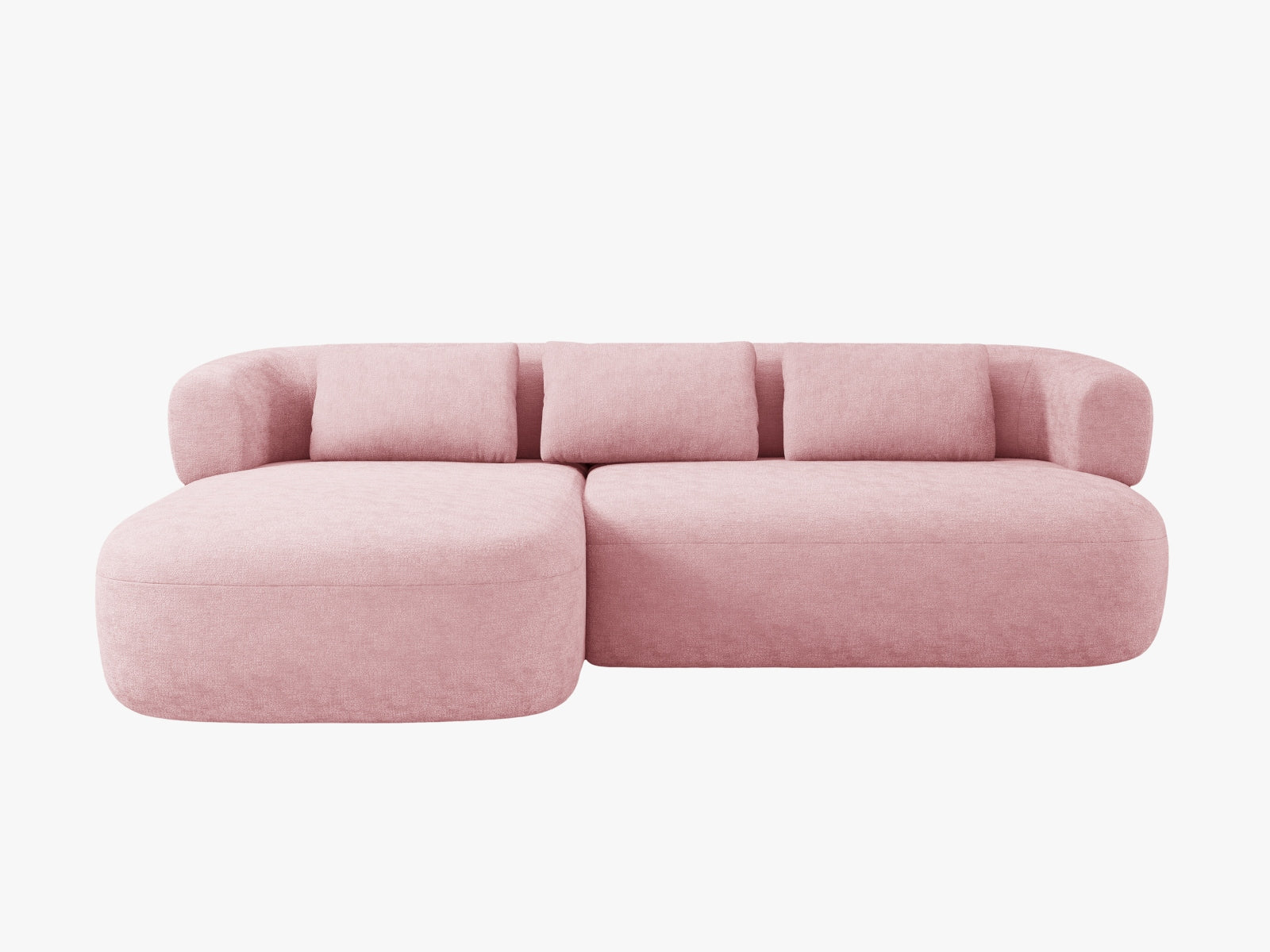 Jenny Ecksofa links 5 Sitzer in Pink präsentiert im Onlineshop von KAQTU Design AG. Ecksofa links ist von Micadoni
