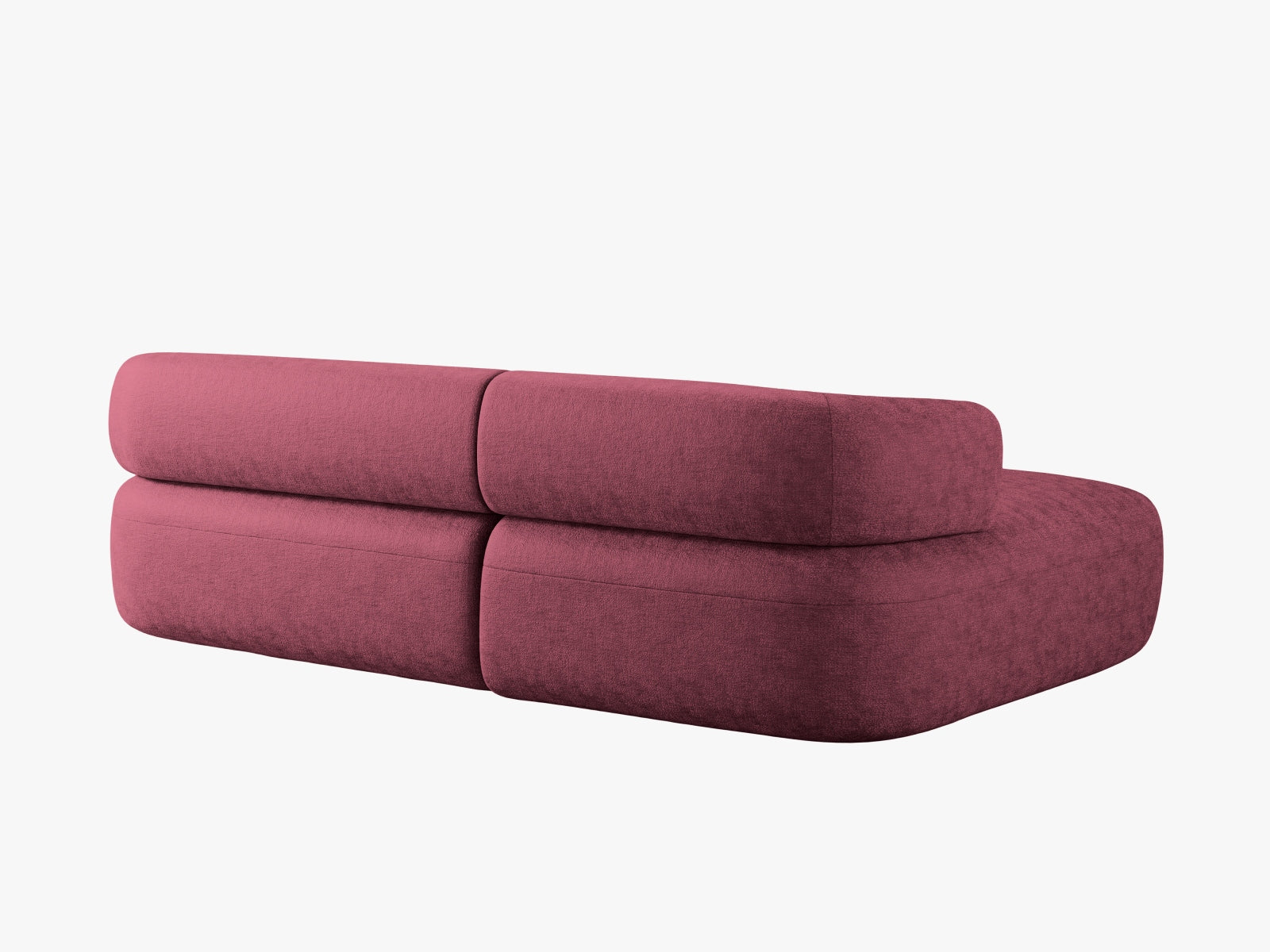 Elegantes Jenny Ecksofa links in Cherrywood, ideal für einladende Wohnräume und entspannte Stunden mit Familie und Freunden.