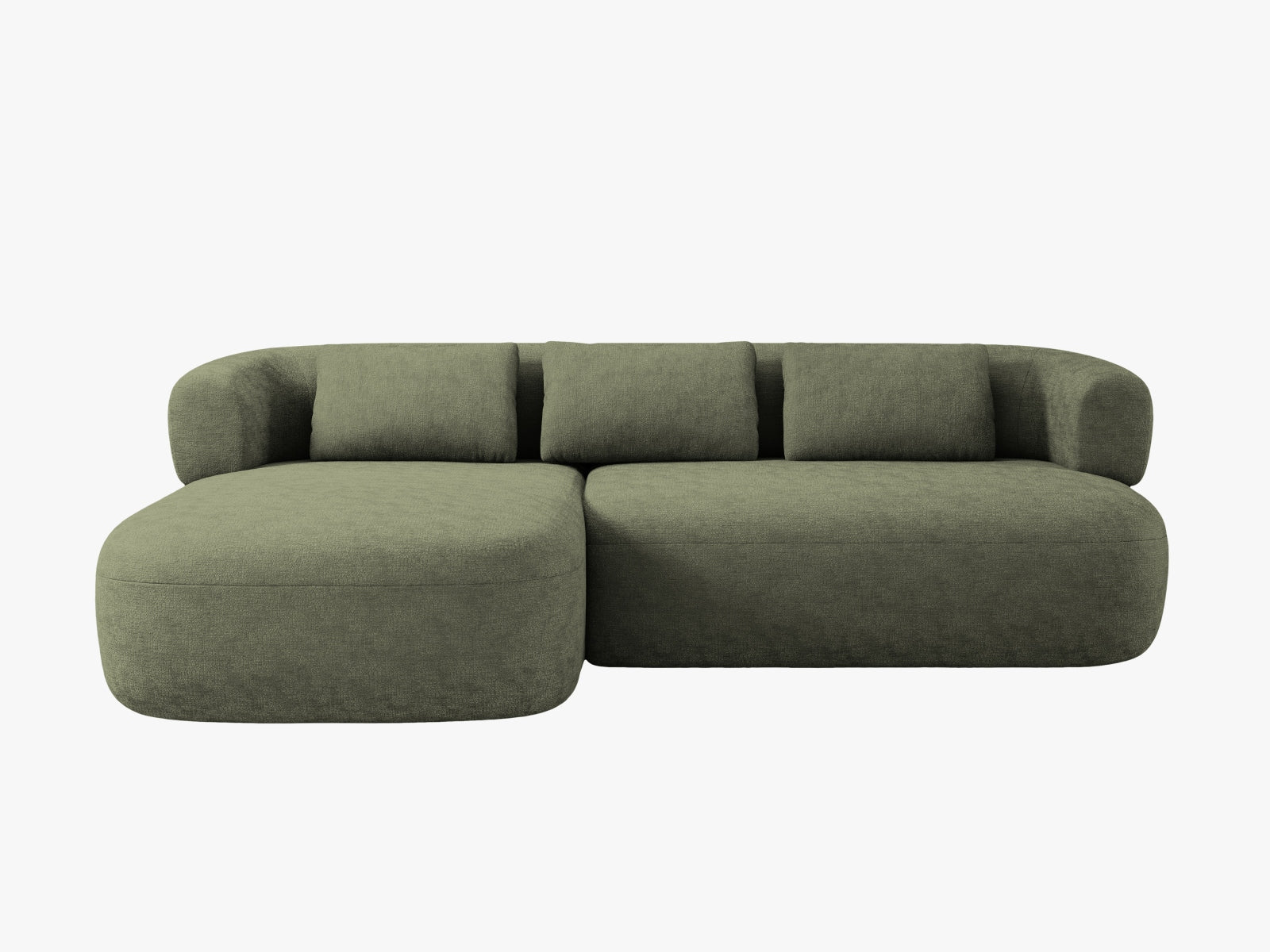 Jenny Ecksofa links 5 Sitzer in Green präsentiert im Onlineshop von KAQTU Design AG. Ecksofa links ist von Micadoni