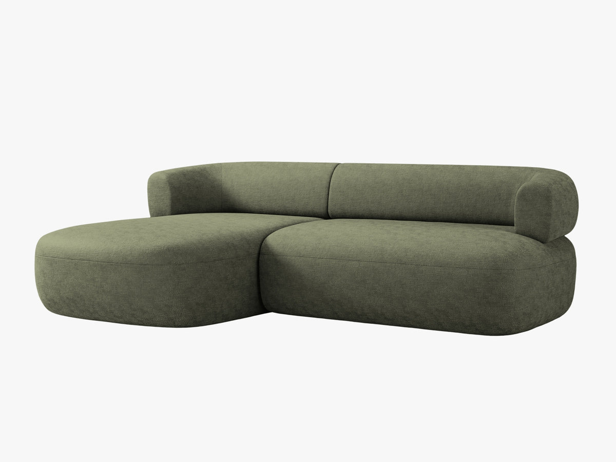Jenny Ecksofa links 5 Sitzer in Green-Perfect Harmony präsentiert im Onlineshop von KAQTU Design AG. L-Sofa links ist von Micadoni