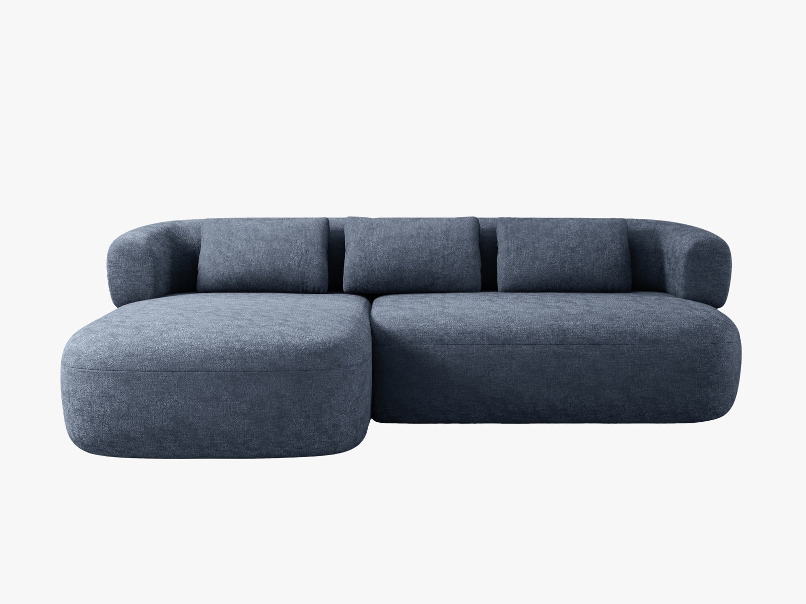 Jenny Ecksofa links 5 Sitzer in Dark Blue präsentiert im Onlineshop von KAQTU Design AG. Ecksofa links ist von Micadoni
