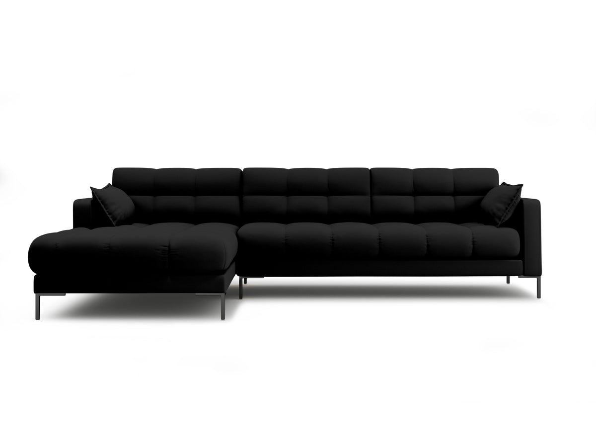 Mamaia Ecksofa links 5 Sitzer in Black/Schwarz-Neve präsentiert im Onlineshop von KAQTU Design AG. L-Sofa links ist von Micadoni