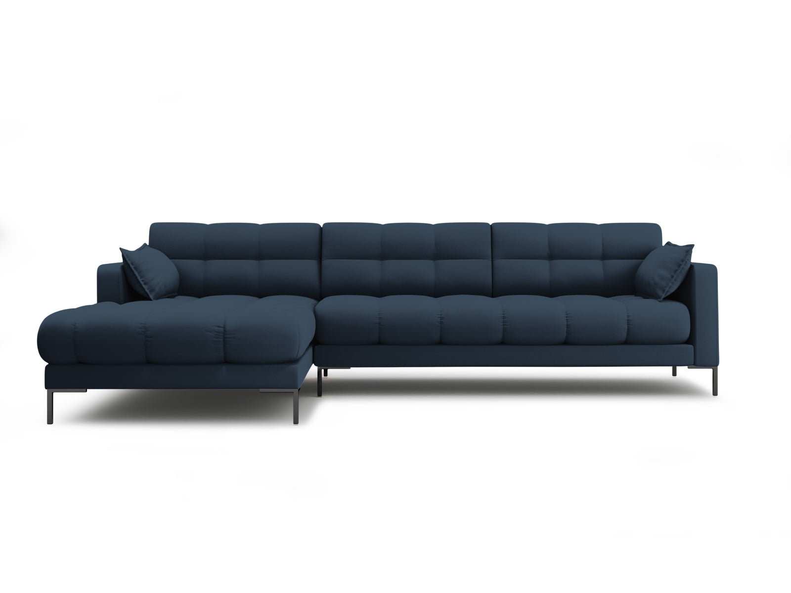 Mamaia Ecksofa links 5 Sitzer in Blue/Schwarz-Neve präsentiert im Onlineshop von KAQTU Design AG. L-Sofa links ist von Micadoni