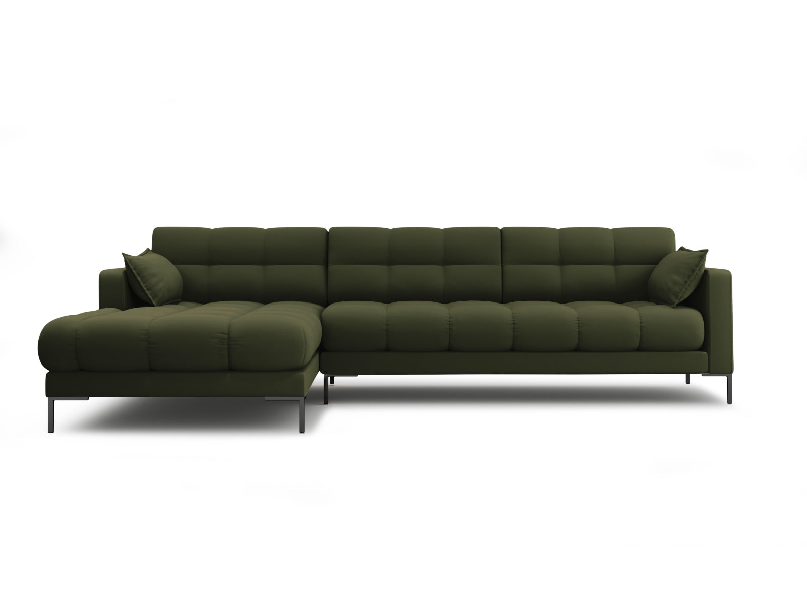 Mamaia Ecksofa links 5 Sitzer in Green/Schwarz präsentiert im Onlineshop von KAQTU Design AG. Ecksofa links ist von Micadoni