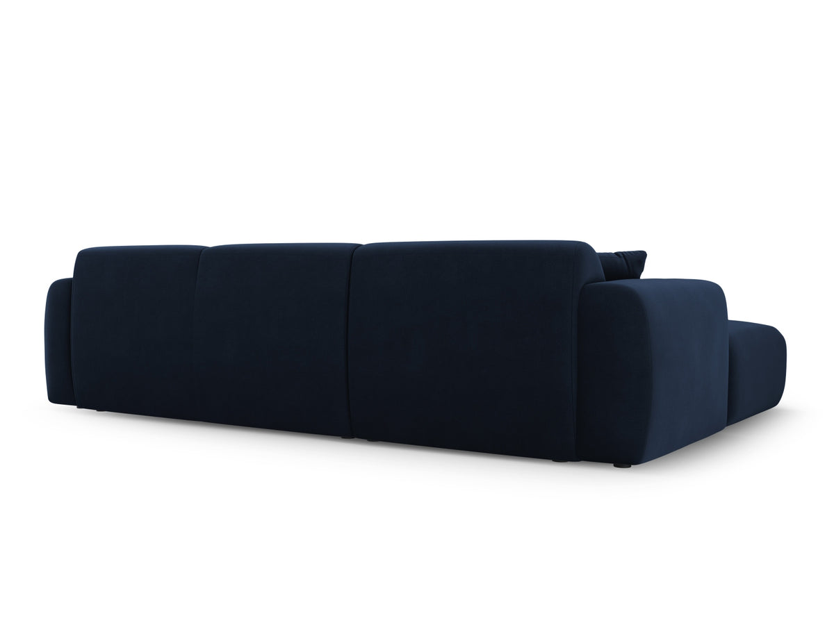 Molino Velour links Ecksofa 4 Sitzer in Royal Blue-Casino präsentiert im Onlineshop von KAQTU Design AG. L-Sofa links ist von Micadoni