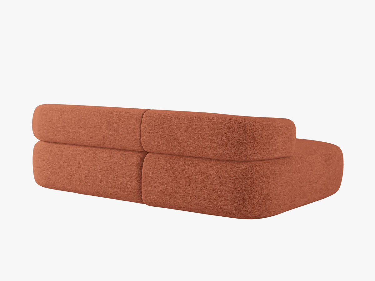 Jenny Ecksofa links 5 Sitzer in Brick-Now or Never präsentiert im Onlineshop von KAQTU Design AG. L-Sofa links ist von Micadoni