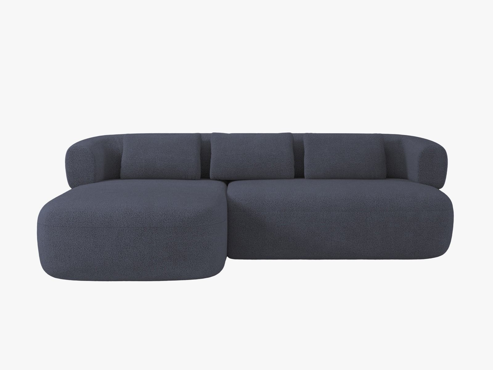 Jenny Ecksofa links 5 Sitzer in Dark Blue präsentiert im Onlineshop von KAQTU Design AG. Ecksofa links ist von Micadoni