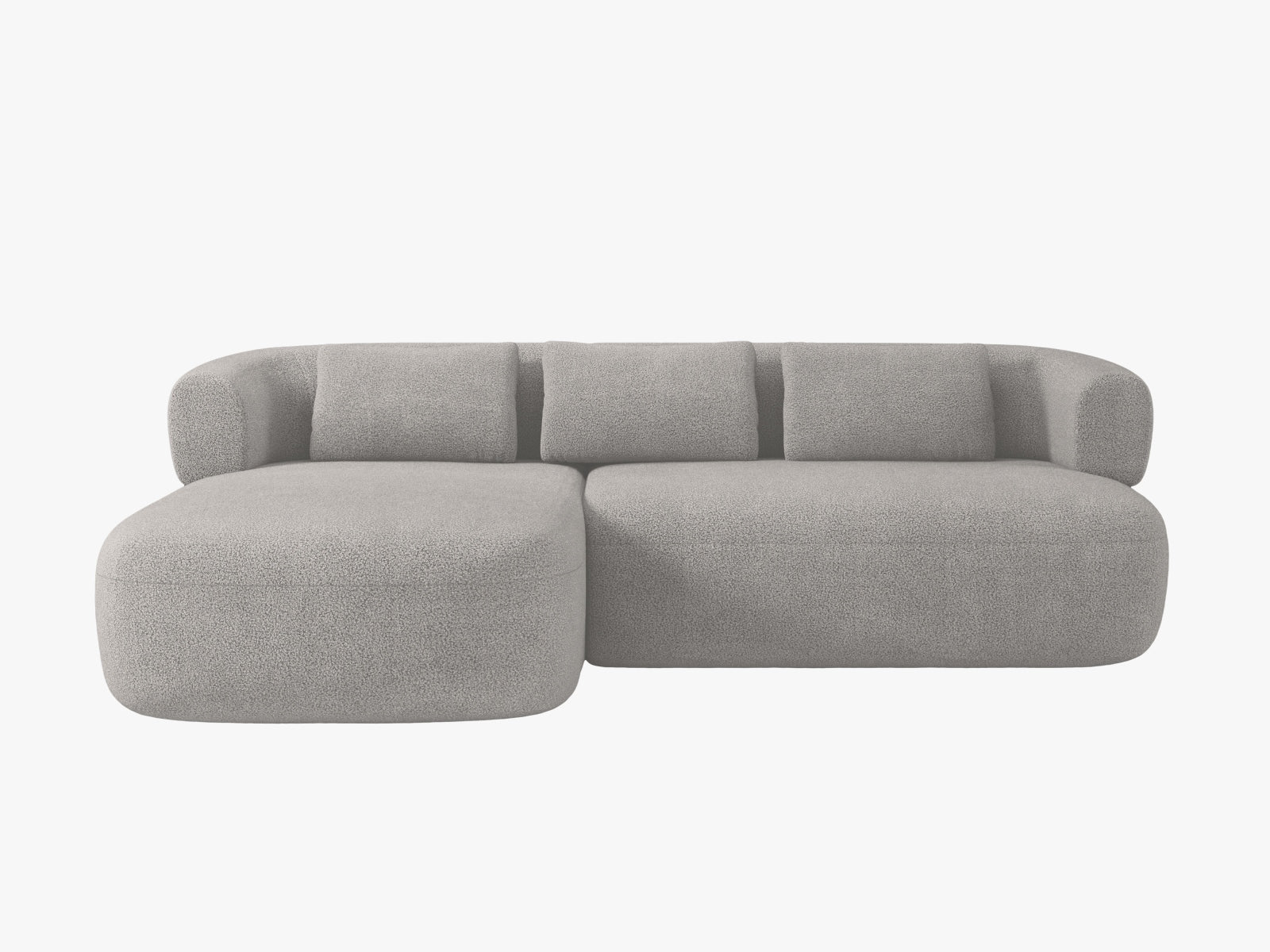 Jenny Ecksofa links 5 Sitzer in Light Grey-Now or Never präsentiert im Onlineshop von KAQTU Design AG. L-Sofa links ist von Micadoni