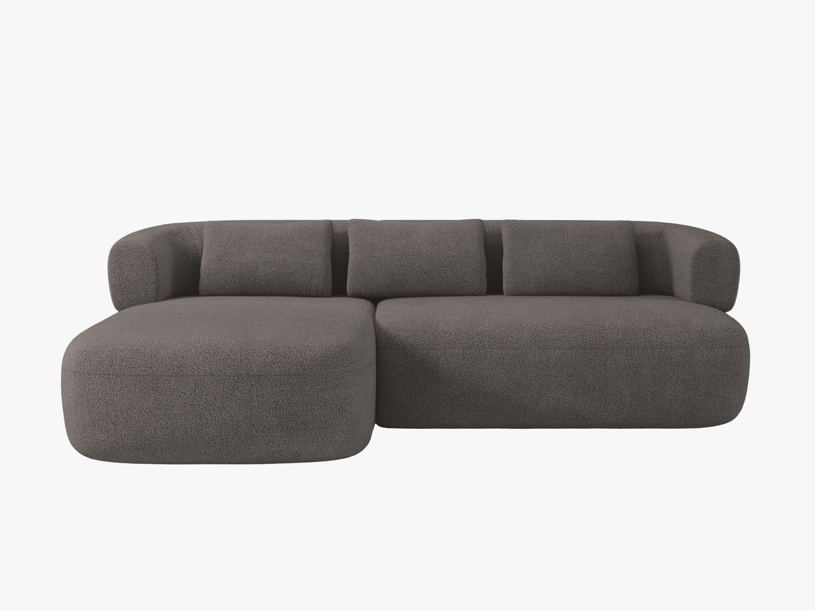 Jenny Ecksofa links 5 Sitzer in Grey präsentiert im Onlineshop von KAQTU Design AG. Ecksofa links ist von Micadoni