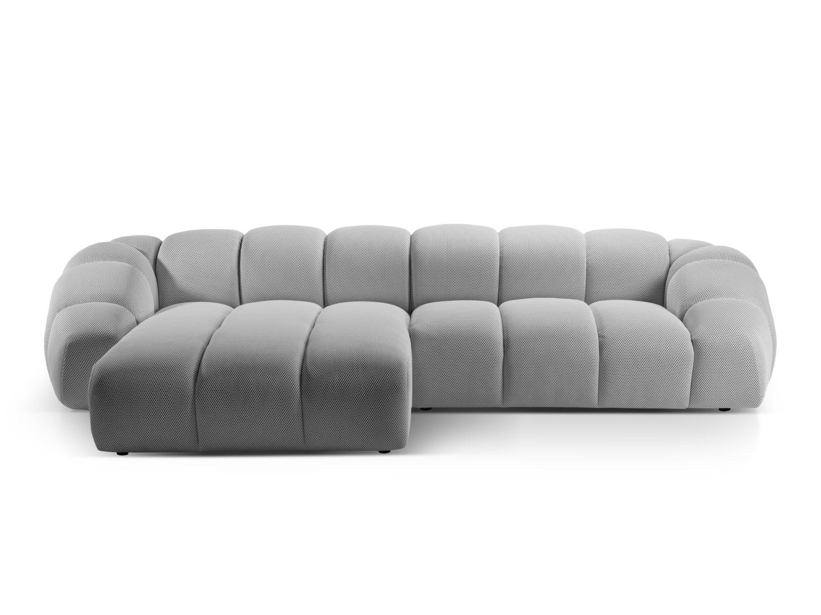 Diana Ecksofa links 4 Sitzer in Silver präsentiert im Onlineshop von KAQTU Design AG. Ecksofa links ist von Micadoni